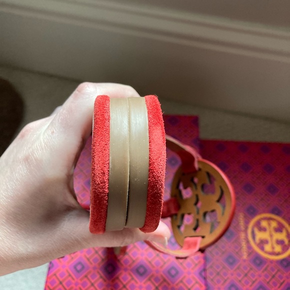 🌻HP🌻Tory Burch Metal Miller Nat Suede ✨🌟💫🌻 - Picture 8 of 16